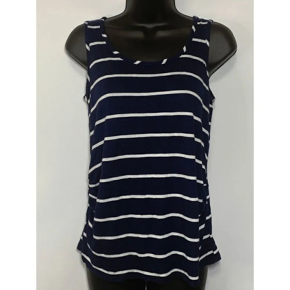 asos Maternity Viscose Striped Tank Top Size 2